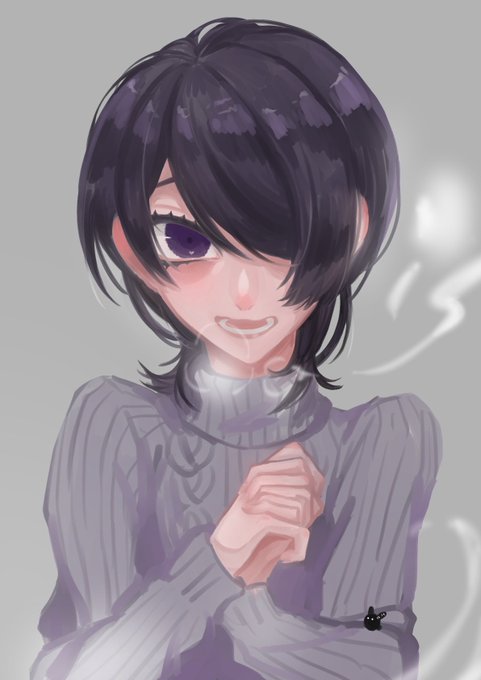 タートルネックのtwitterイラスト検索結果