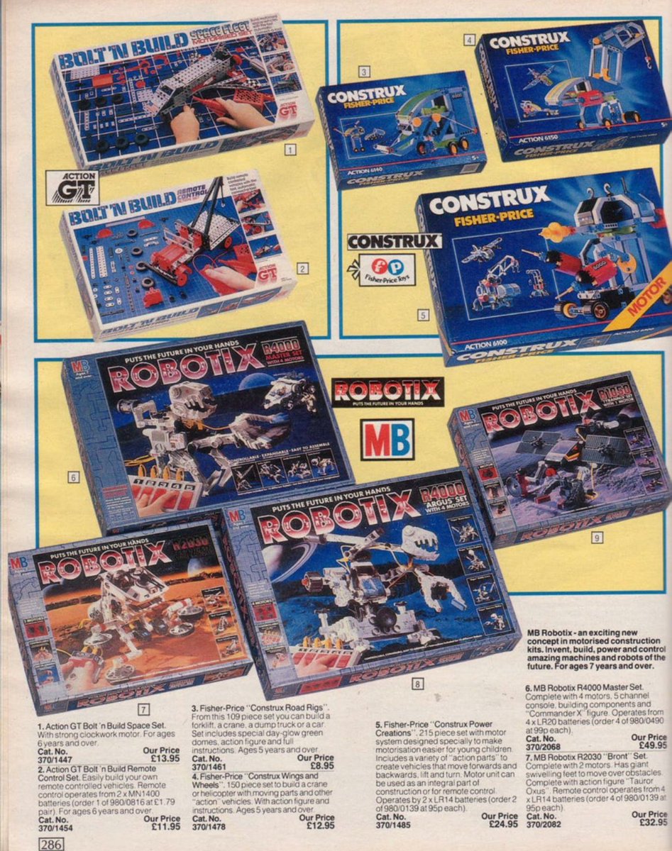 Lego is still pretty popular, the train sets especially. Other construction sets too. I still have the motor Construx set.