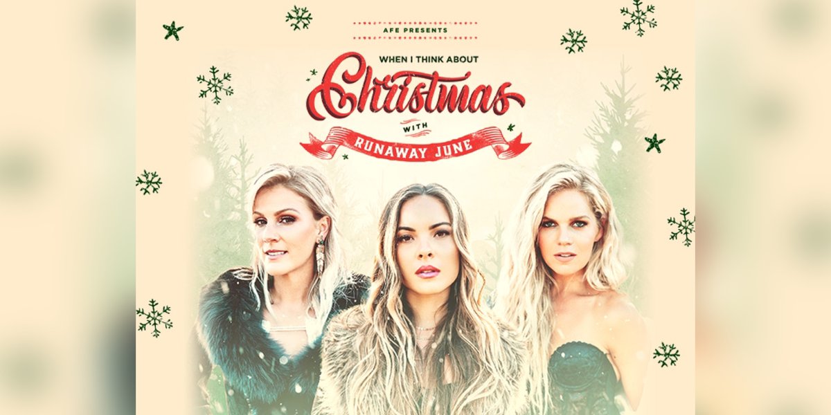 runawayjune's tweet photo. In just minutes our "When I Think About Christmas" Virtual Concert with our WONDERFUL friends at @ArmedForcesEnt goes live! Join us as we celebrate the holidays with a special, free concert event for our U.S. Military and supporters!🎄✨Watch here: https://t.co/KMR4hNS4AE https://t.co/Z7lLA05JIC