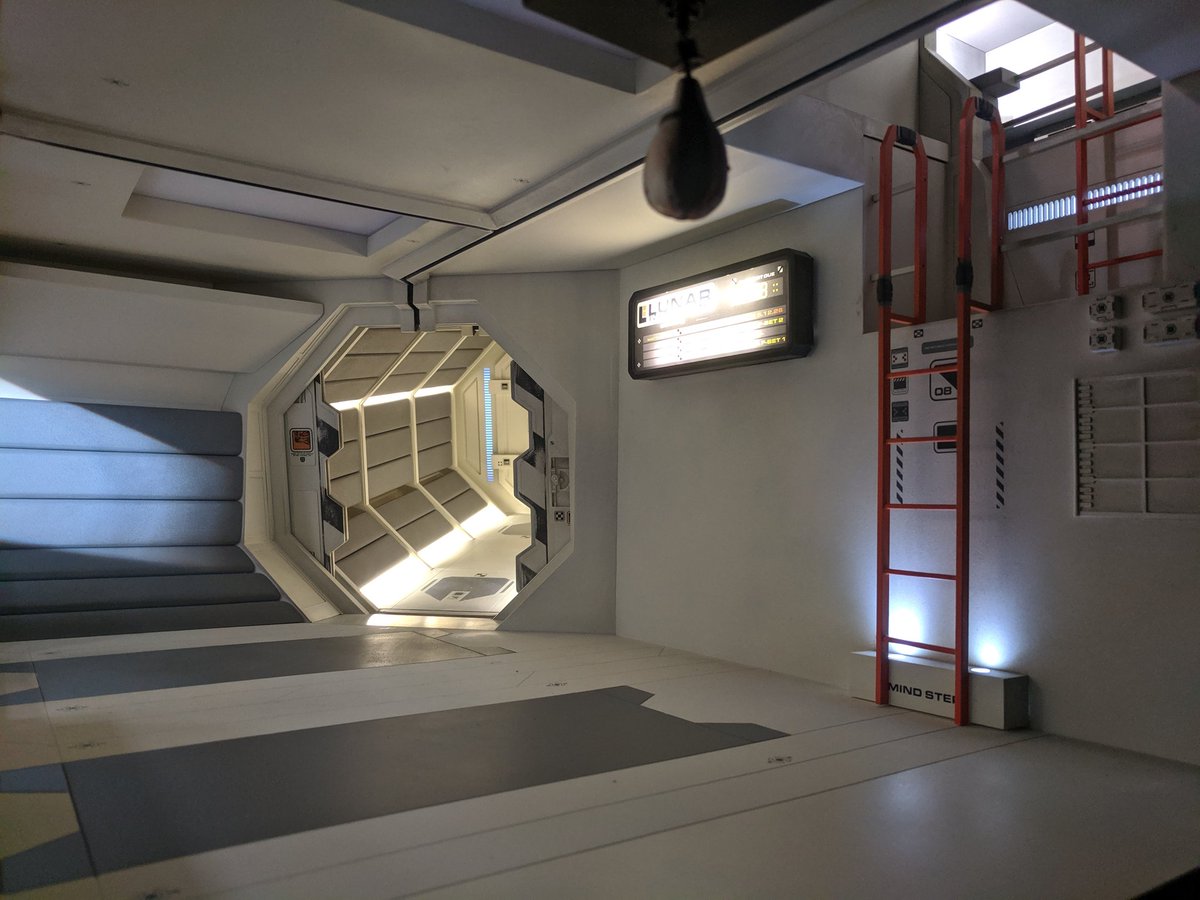 FoundationMini2's tweet image. Finally able to share what we have been working on at @NFTSFilmTV for the past couple of months. We built a 1/8th scale replica set of the base from the film MOON. This has been a bit of a dream project for me with moon being a favorite of mine. Thanks so much to @JohnLeeRockyRd