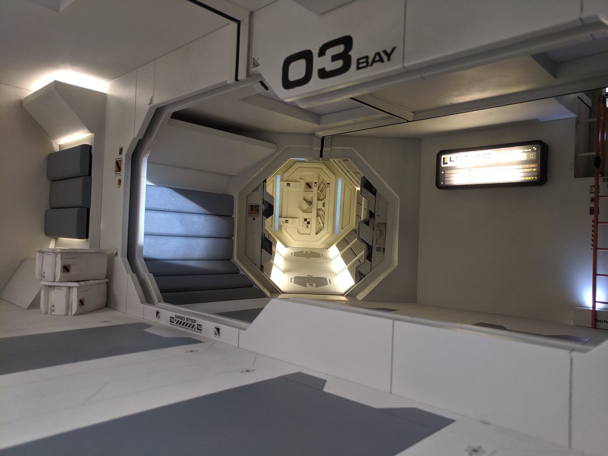 FoundationMini2's tweet image. Finally able to share what we have been working on at @NFTSFilmTV for the past couple of months. We built a 1/8th scale replica set of the base from the film MOON. This has been a bit of a dream project for me with moon being a favorite of mine. Thanks so much to @JohnLeeRockyRd