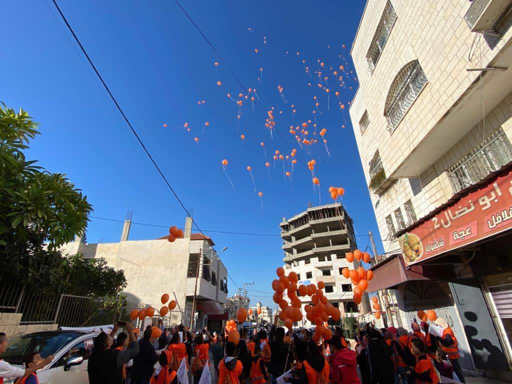 YWCAPalestine's tweet photo. Photos from the closing event of the #16DaysOfActivism organized by YWCA Palestine in partnership with Al Muntada & funded by the Italian Agency for Development Cooperation . 🚴♀️🚴🎈Learn more & view all pictures ↙️ https://t.co/2jkHd2IDvV #ProtectionIsARight https://t.co/QVTgZYLSwT