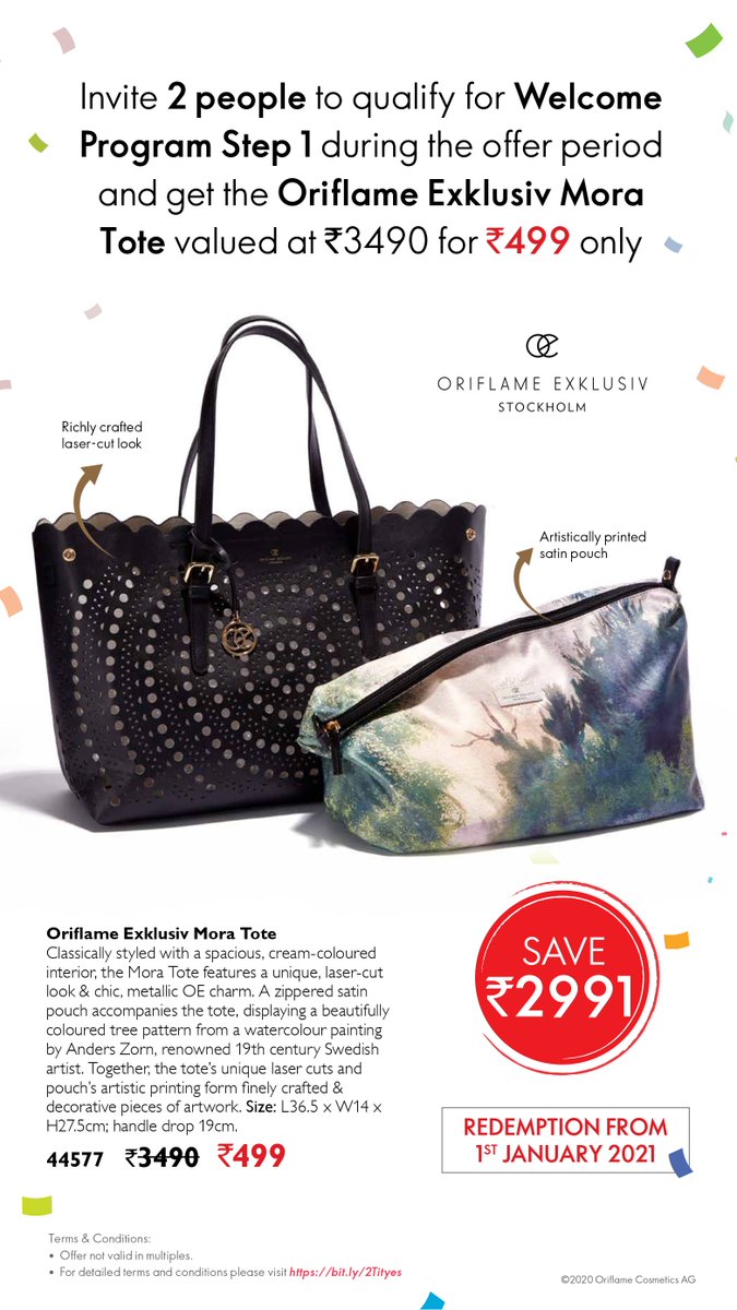 Oriflame Sweden Travel bag Small Travel Bag - small - Price in India,  Reviews, Ratings & Specifications | Flipkart.com