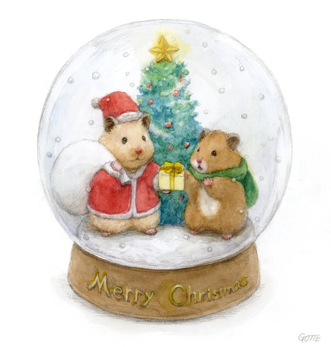 「メリークリスマス サンタ帽」のTwitter画像/イラスト(人気順)