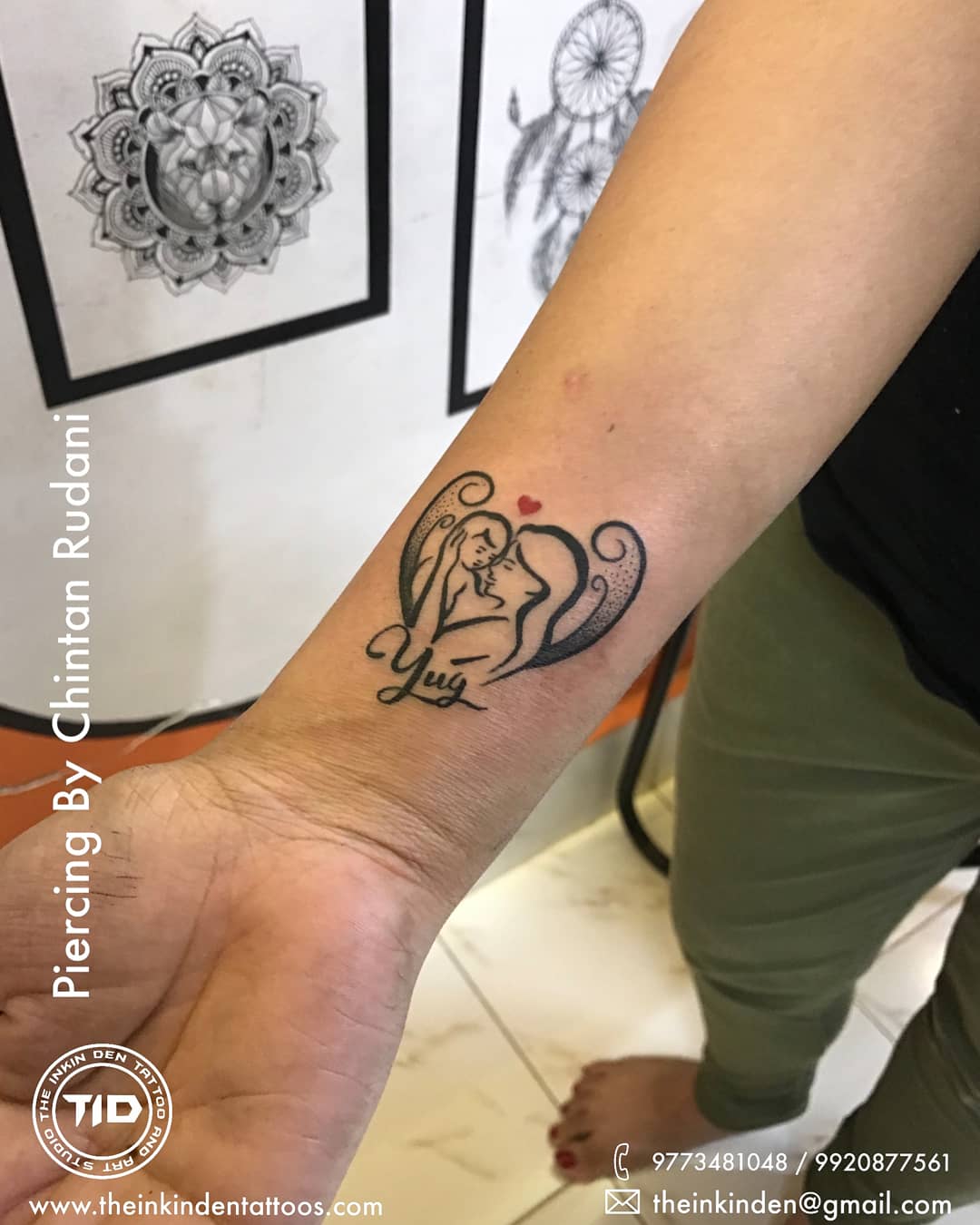 maa tattoo tattoo for mother mother son tattoo by anurag chouhan tattoo  nasha  Tattoo for son Mother tattoos Mother son tattoos