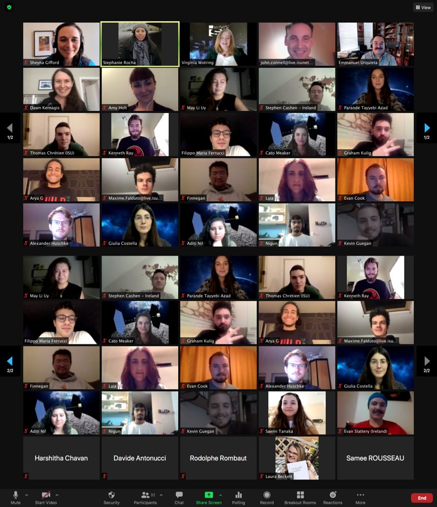 Why do experiments in an isolated habitat inside <a href="/NASA_Johnson/">NASA's Johnson Space Center</a>, underwater <a href="/NASA_NEEMO/">NASA_NEEMO</a>, on a volcano <a href="/HI_SEAS/">HI-SEAS</a> ? <a href="/ISU_SpaceMaster/">ISU Space Master</a> <a href="/ISUnet/">Space University</a> learning about space analogs from those who've been there. Big thanks to <a href="/humansareawesme/">Sheyna Gifford, masked, vaccinated, doctoring</a> @DawnKernagis <a href="/EUrquietaMD/">Emmanuel Urquieta</a> for sharing their stories!