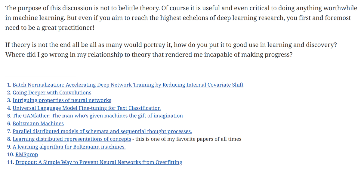 Dear Twitter,Could I please ask you for help? In this passage, I am not sure if I am: properly attributing discoveries being respectful and kind being factually correct  https://www.radekosmulski.com/theory.html&nbsp; 