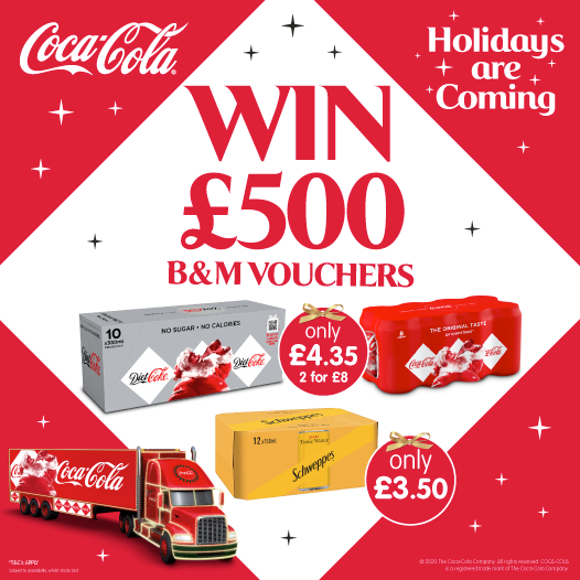 💰 #COMPETITION TIME 💰 We've teamed up with @CocaCola_GB to giveaway a MASSIVE £500 worth of B&M vouchers to ONE lucky winner! For your chance to #WIN, simply FOLLOW US, RT the post and COMMENT 'WHAT' you'd spend the vouchers on! Competition ends 9am 18/12/20