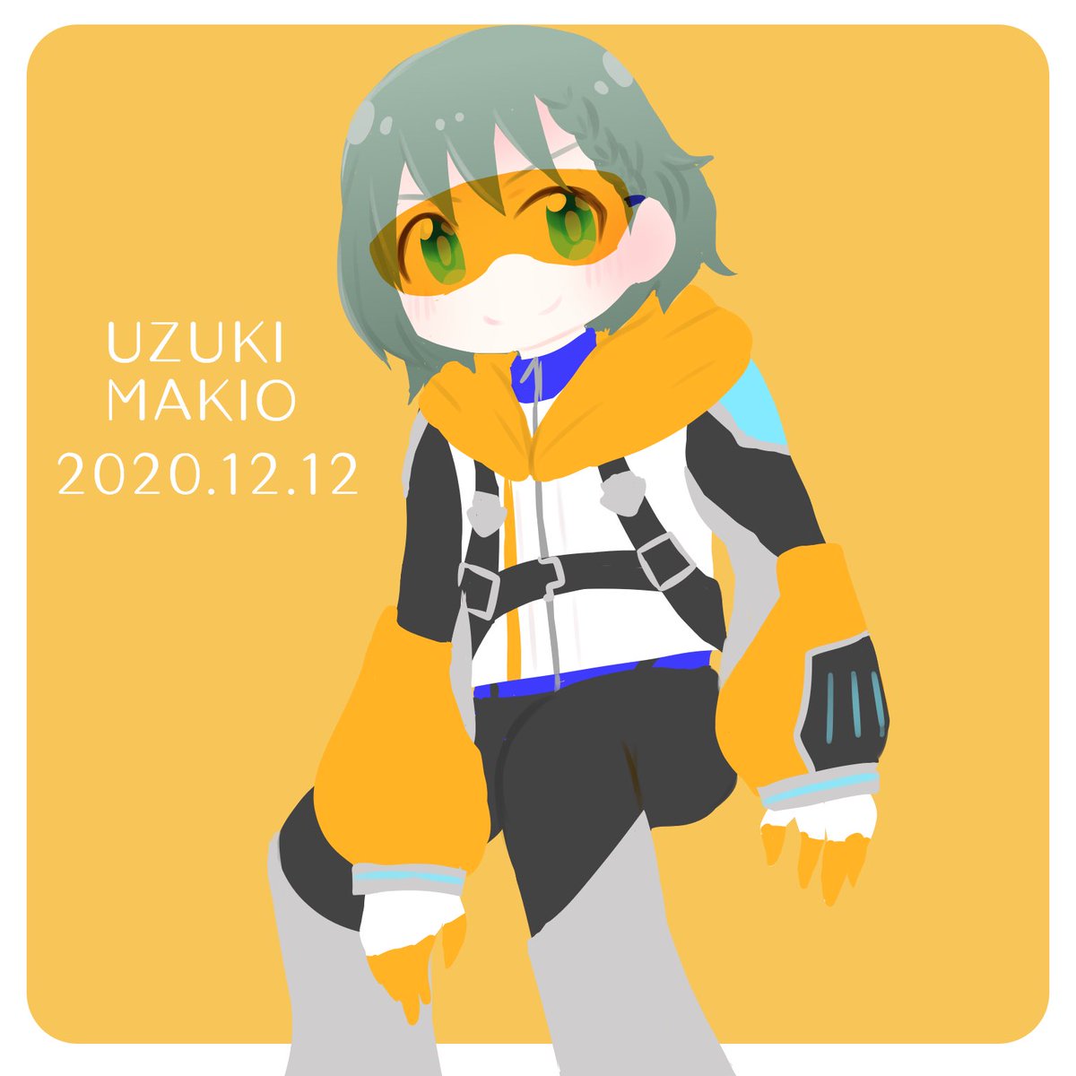 巻緒お誕生日おめでとう 卯月巻緒生誕祭 卯月巻緒誕生祭 水原 のイラスト