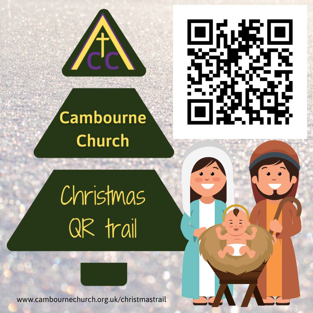 We are thrilled to launch our #Christmas QR code trail! There are seven QR code posters around the town, which link to short video messages about different aspects of the Christmas story, and each featuring a carol.

For more information please visit cambournechurch.org.uk/christmastrail