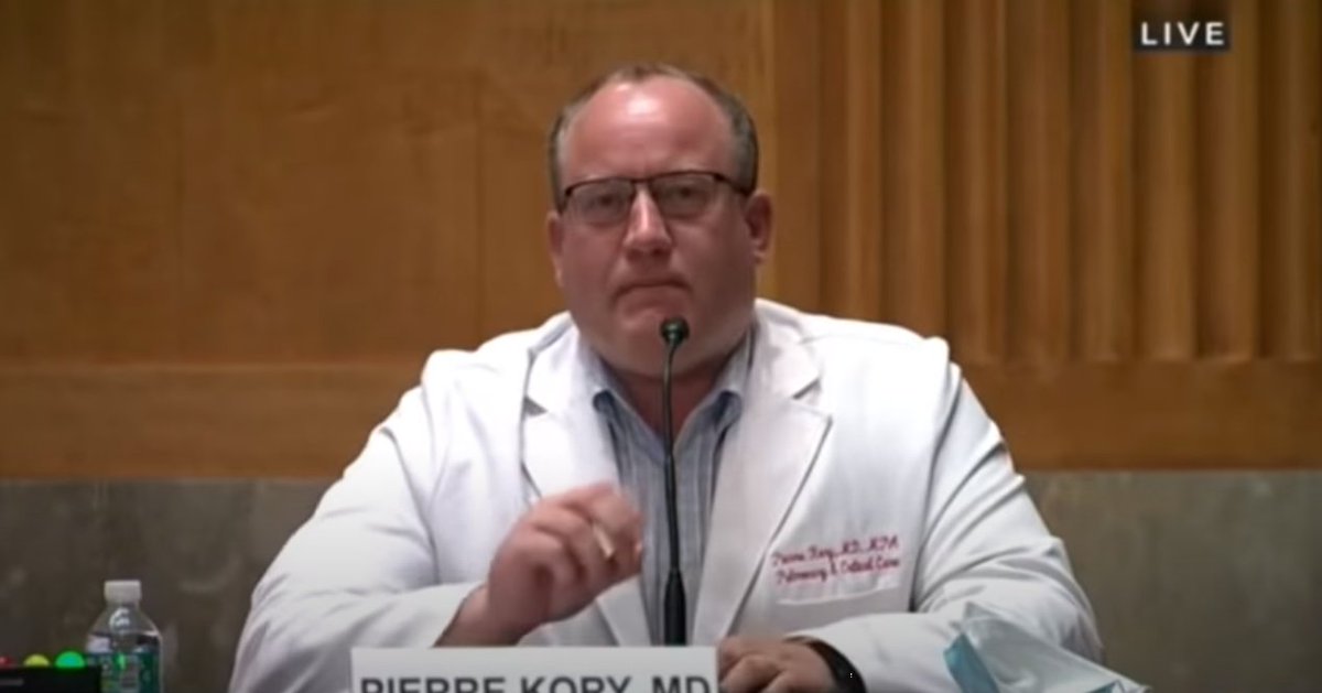  #Covid19  #Covid19Solution Dr. Pierre Kory, President of the Frontline COVID-19 Critical Care Alliance:"If you take it, you will not get sick!" "Early treatment is key!" https://covid19criticalcare.com/&nbsp; https://covid19criticalcare.com/wp-content/uploads/2020/12/FLCCC-Protocols-%E2%80%93-A-Guide-to-the-Management-of-COVID-19.pdf