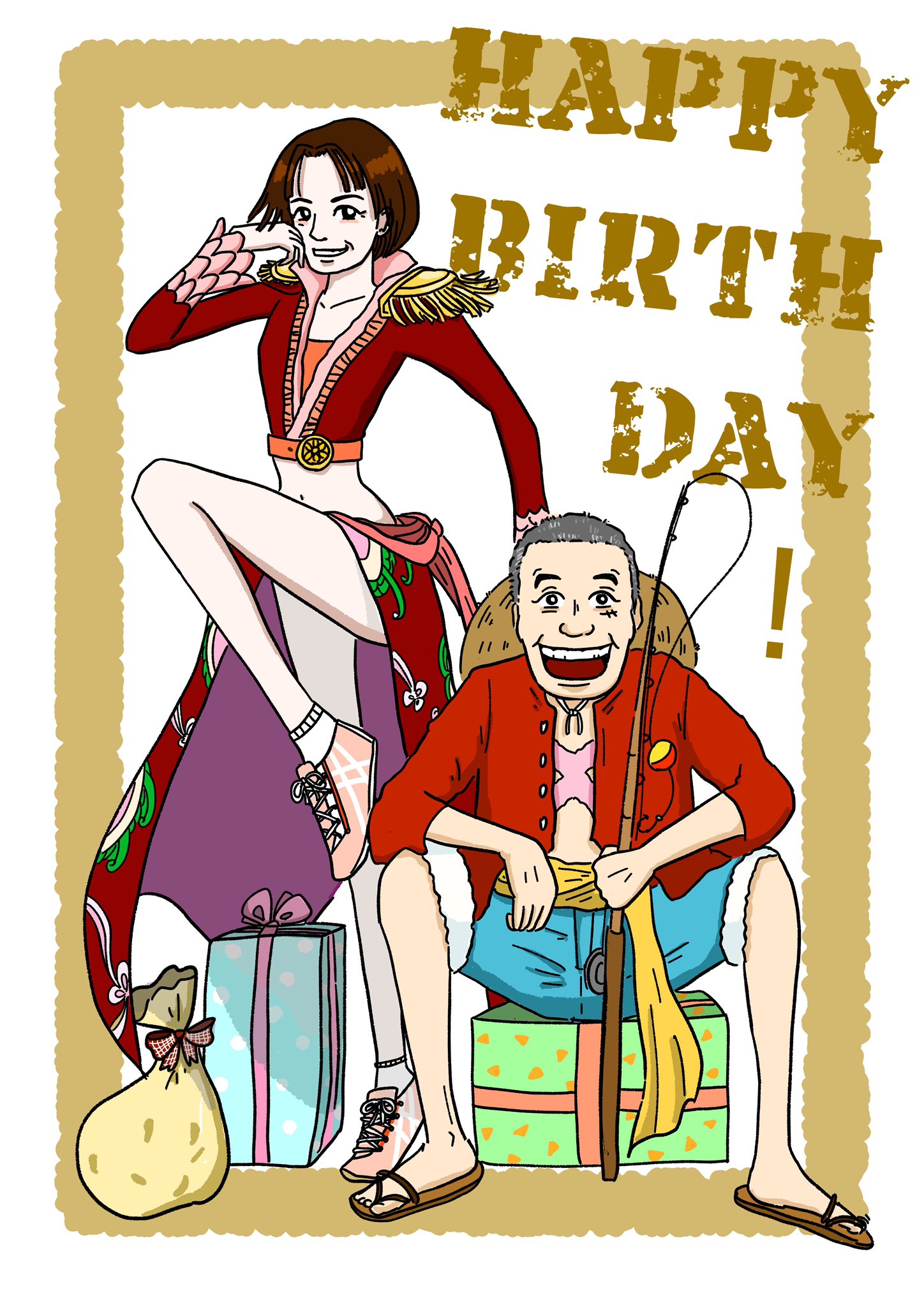 三崎てるひこ ワンピース風似顔絵 ご依頼ありがとうございました 似顔絵について デジタルのみ 基本料金1 500円 一人追加ごとに 500円 絵柄 サイズなどは応相談 お気軽にお問い合わせください 似顔絵 ワンピース イラスト ギャグ漫画 4