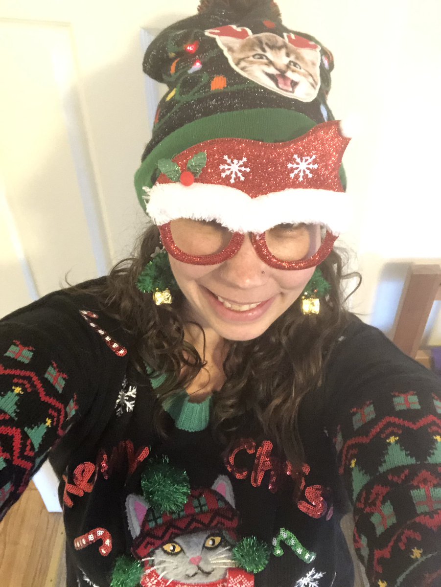 Shout out to RPCS fourth grade team for choosing Holiday Accessory Day!  Feeling festive. <a href="/KaitlinKober/">Ms. Kober</a> <a href="/RPCS369/">Rosa Parks Community School</a> <a href="/debraprinc/">debra joseph-charles</a> <a href="/jchuy15/">jchuy</a>