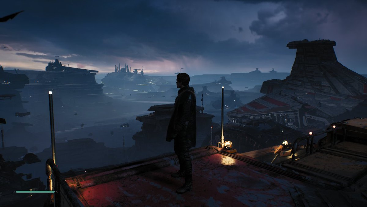  #Andor Are they still taking Venator-class Star Destroyer apart, 14 years after the Clone Wars ended? I bet on a flashback, but I don't know. It looks quite like Bracca, seen in Jedi: Fallen Order (2019).