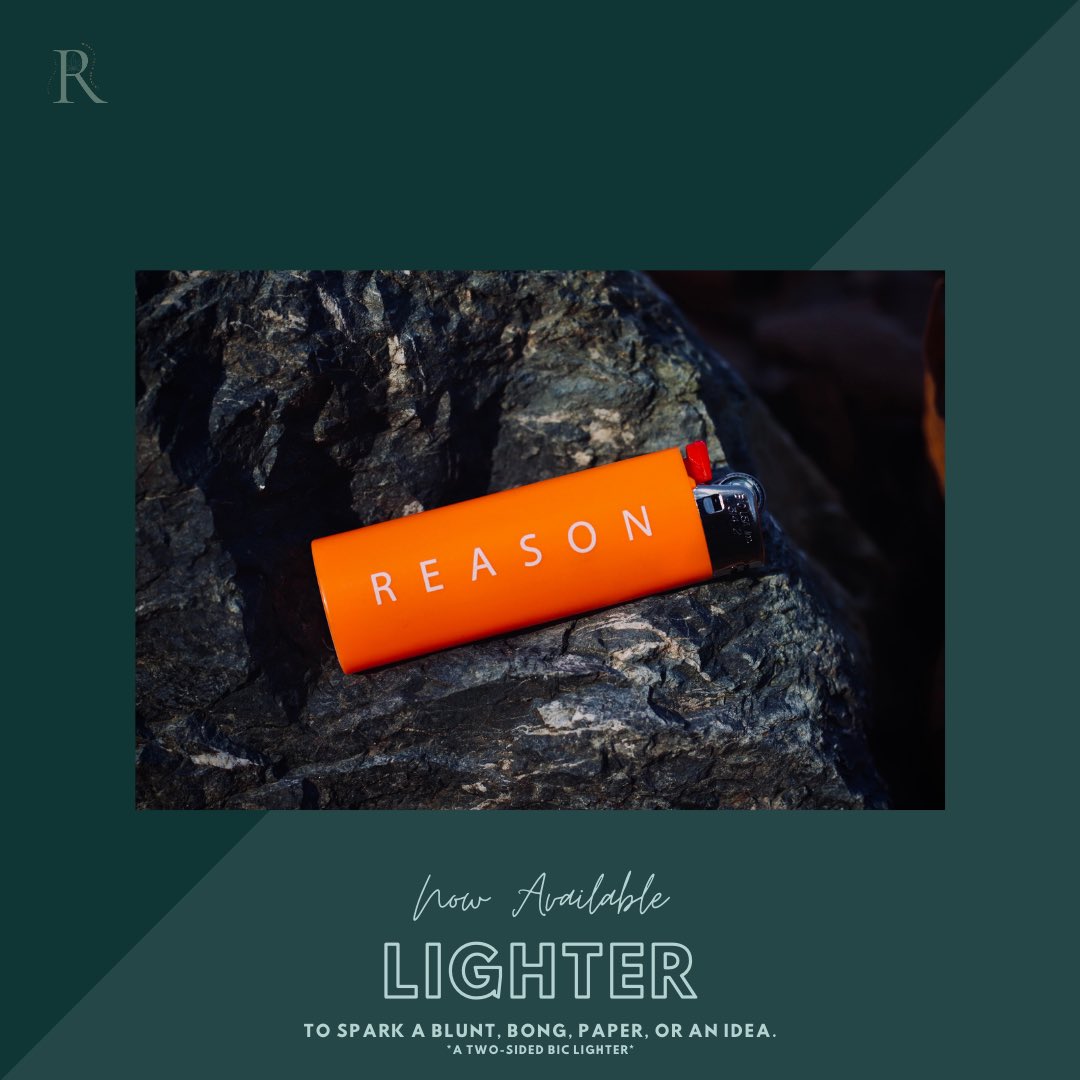 thereasonstore_'s tweet photo. Check out our flagship double-sided branded lighter. This is guaranteed to be a conversation starter. 

So be honest, what’s your REASON? 

#thereasonstore #lighter #shopwithus #friedfridays https://t.co/tW1w1ivA8f