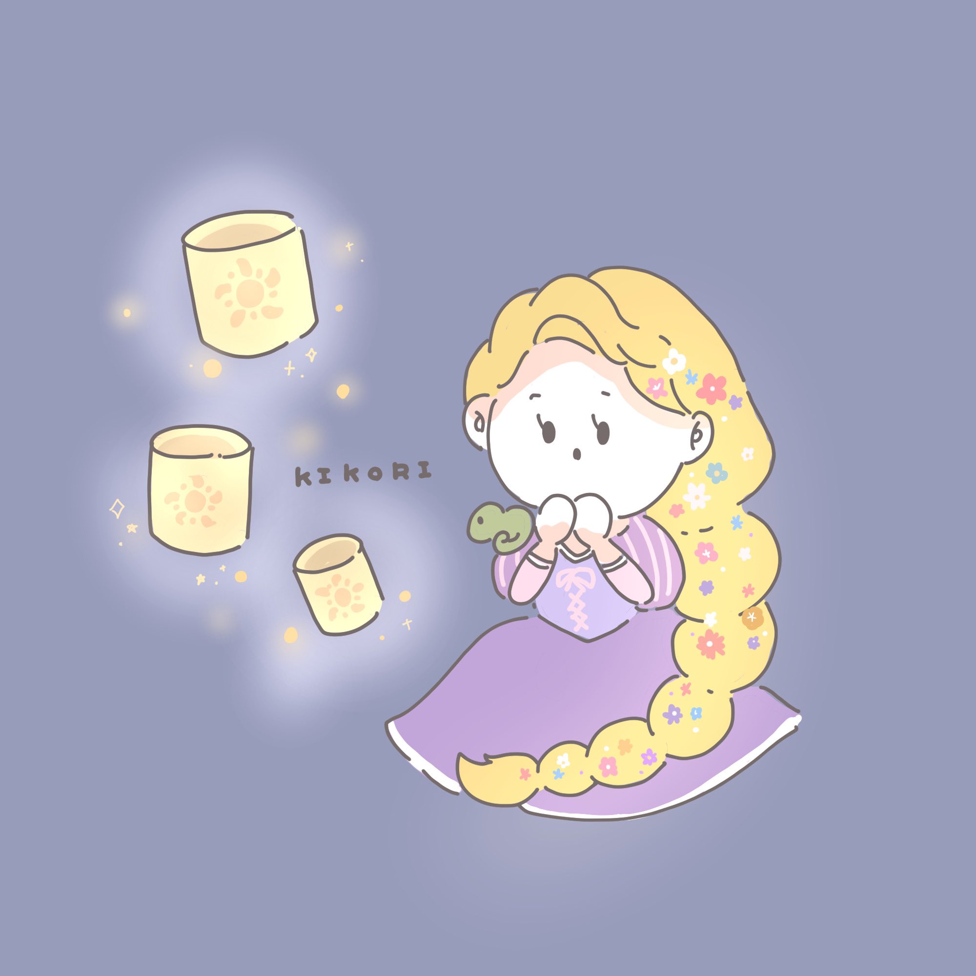 きこり Twitterissa ラプンツェル ラプンツェル イラスト ゆるいイラスト T Co Had7w2mwxb Twitter