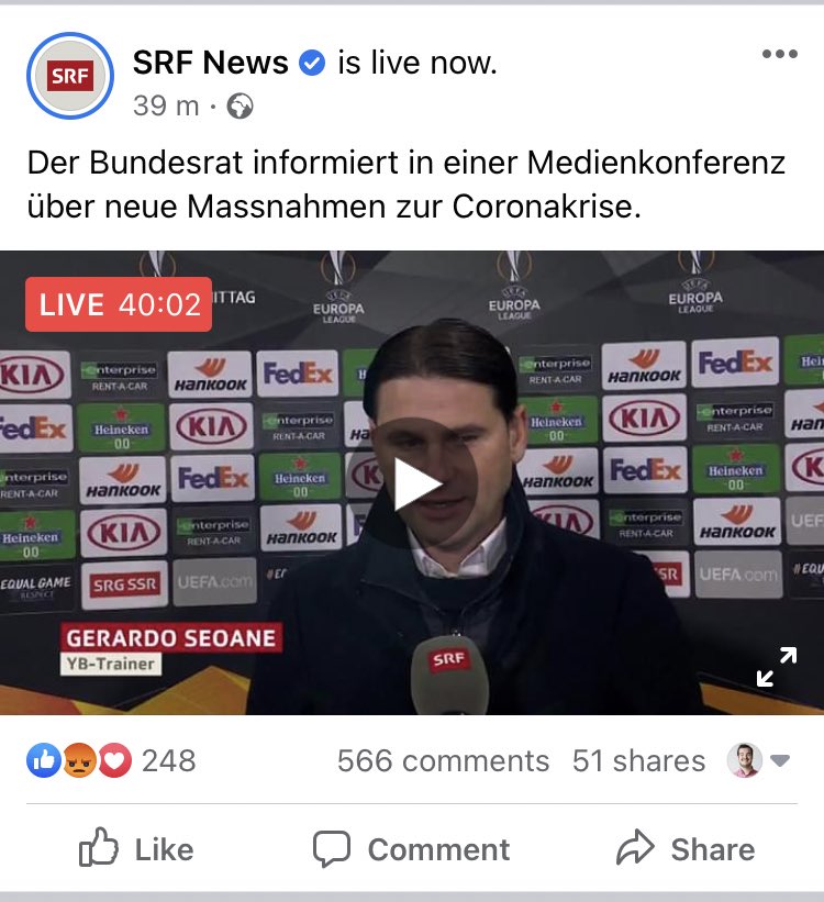 Der Bundesrat zeigt sich heute extra sportlich. Breaking News! Auch junge Buben sind scheinbar von Corona betroffen.
