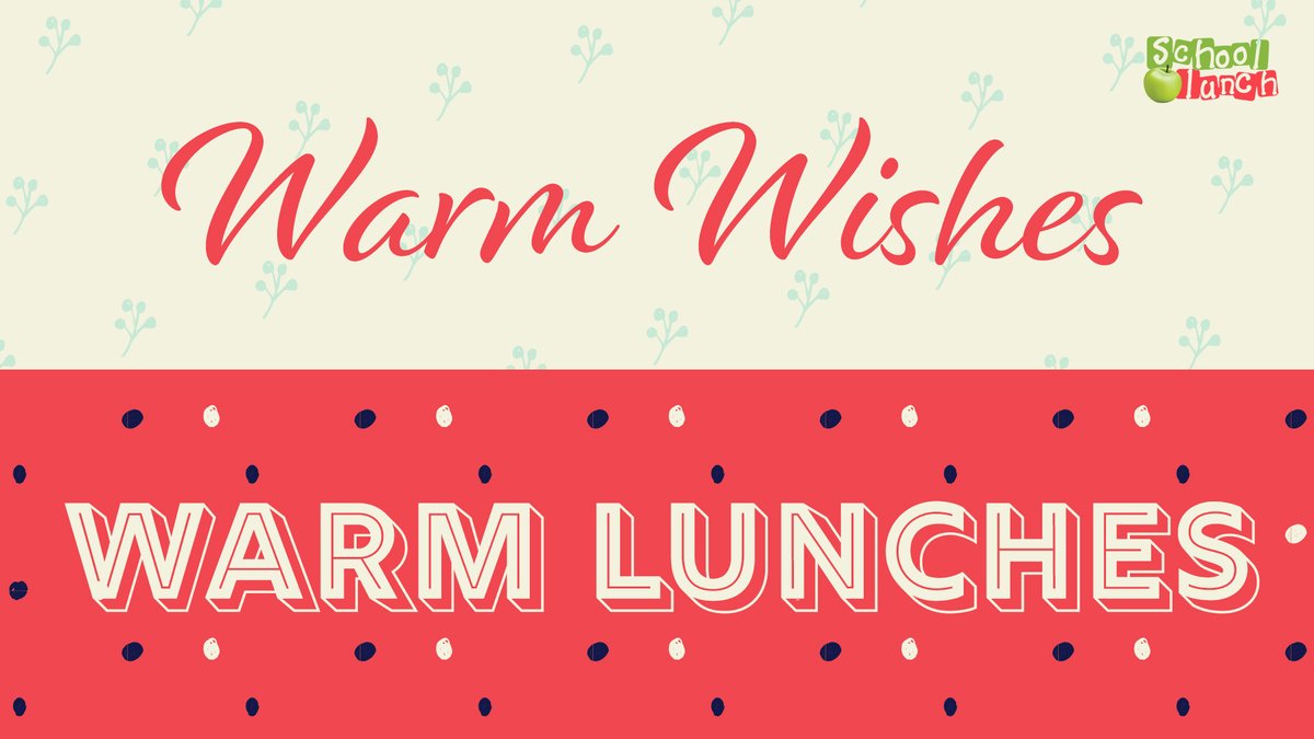 Help make 2021 heartwarming with a hot lunch for a student. 

Every donation to the School Lunch Association helps us continue to run our non-stigmatizing program in 37 schools around Newfoundland! 

Text the word LUNCH to 45678 to donate $5
#WarmWishesWarmLunches #LunchMatters