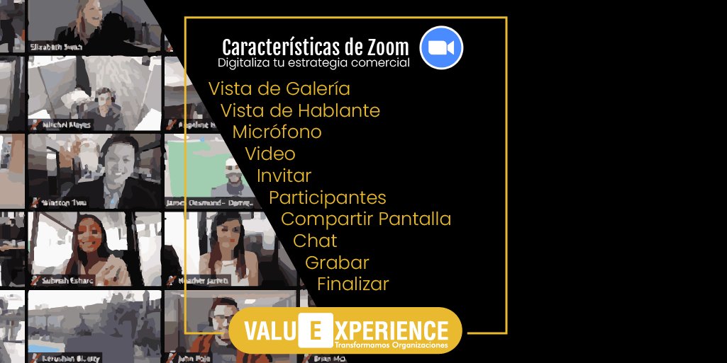 Zoom es una herramienta para realizar videollamadas, con una interfaz muy intuitiva. Puedes ver a todos los participantes en la pantalla o solo al que habla, como también activar y desactivar el micrófono y la cámara fácilmente. Si quieres más información explóralo!