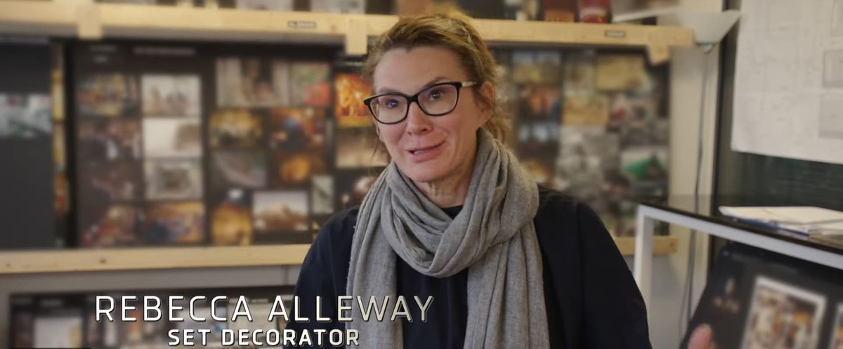  #Andor Rebecca Alleway is set decorator. She worked on The Duchess (2008), Cloud Atlas (2016) and Murder on the Orient Express (2017).