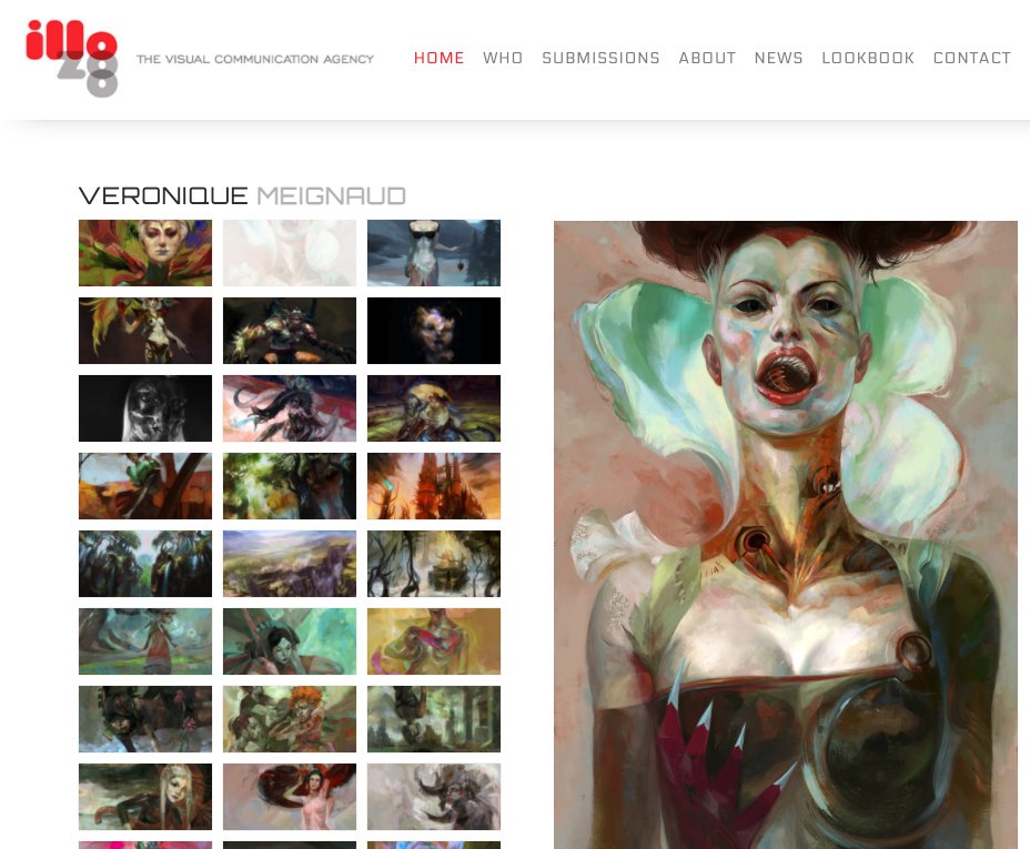 Officially represented by the illustration agency <a href="/illozoo/">illozoo</a>  ! 
illozoo.com