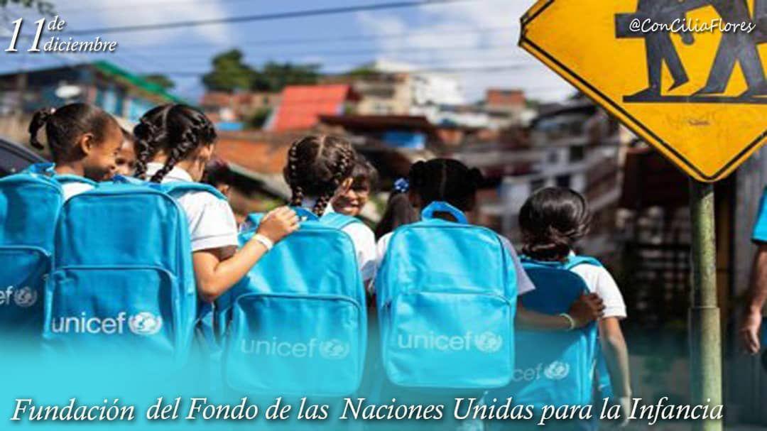 Hoy celebramos el 74° aniversario de UNICEF. Una fecha para recordar y concienciar la importancia de ayudar y atender integralmente a los niños, niñas y adolescentes de la patria, en aras de salvaguardar sus derechos fundamentales. Hagamos de Venezuela un país para el futuro.