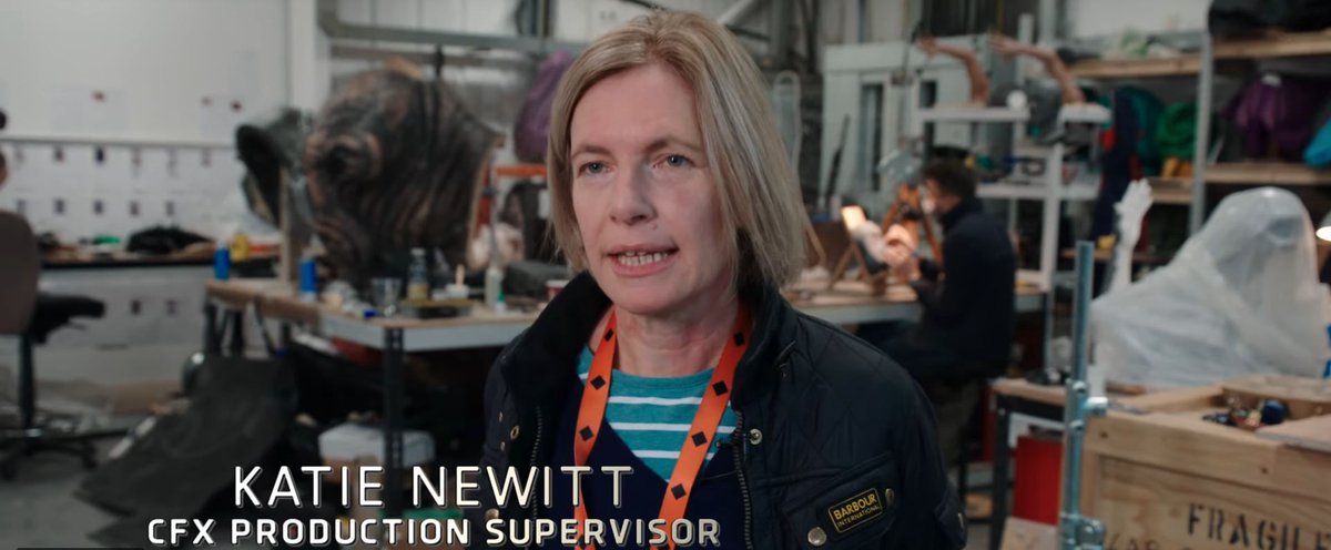  #Andor Creature shop, with CFX production supervisor Katie Newitt (Game of Thrones, Prometheus and all Disney Sw movies).