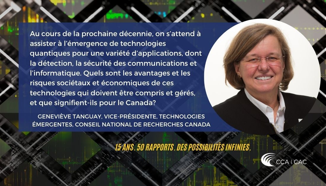 cca_reports's tweet photo. Merci à Geneviève Tanguay @TanguayGen pour sa contribution à notre campagne du 15e anniversaire et la question d’aujourd’hui. Vous trouverez toutes les questions sur notre site Web à https://t.co/WCj7C4K7Rj #CAC15 @CNRC_NRC https://t.co/Gl61IgaDpF