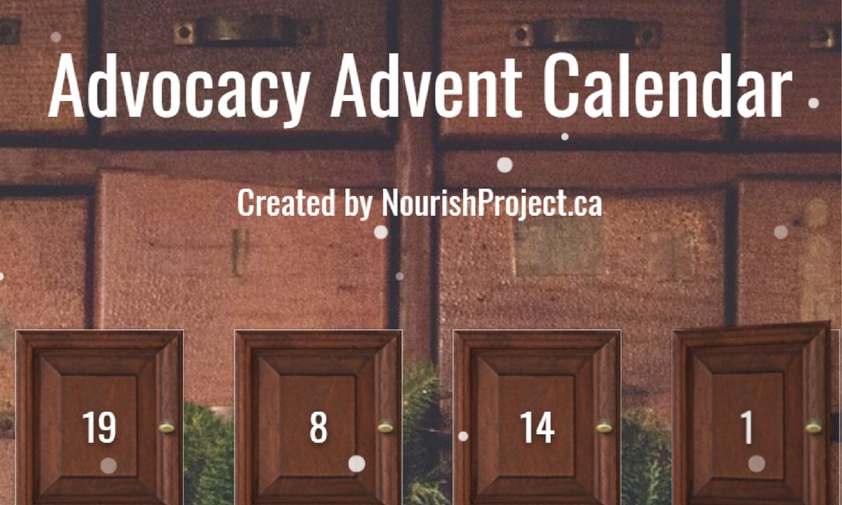 NourishNews's tweet image. Today's Advocacy Advent Calendar offering focuses on #PrecariousWork and is perfect for anyone looking for a bit of holiday-themed entertainment.

Visit the calendar, and watch our video now: tuerchen.com/a1af32b4