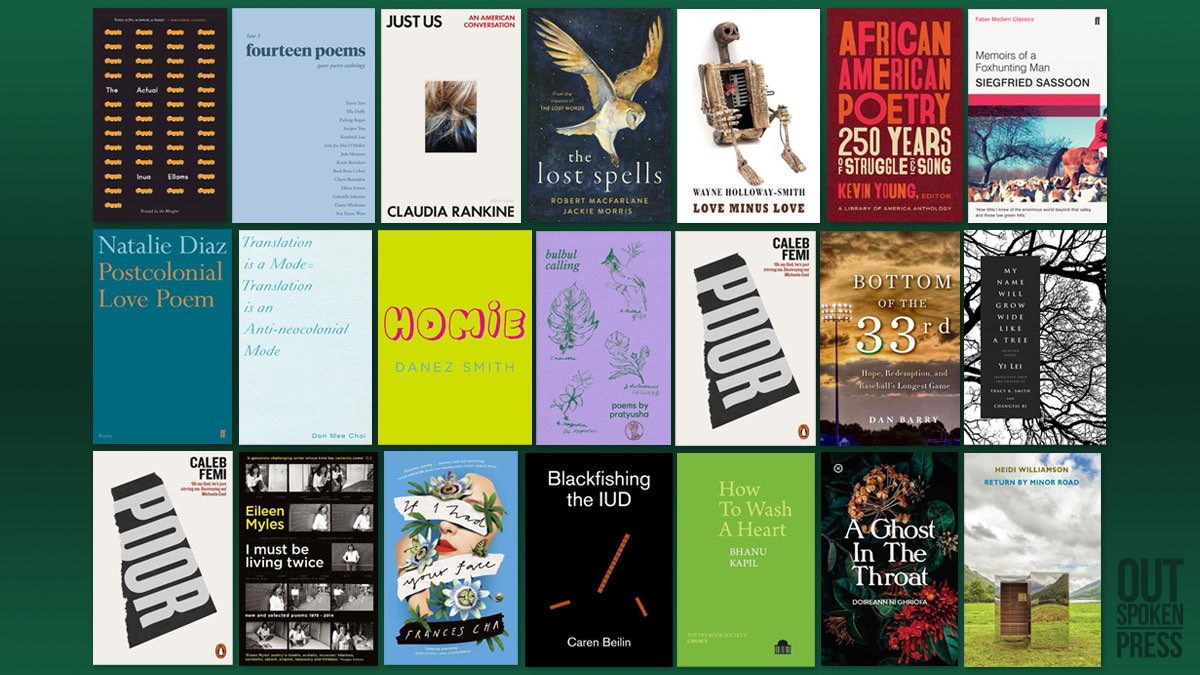 📚YEAR | BOOKS📚
To celebrate 2020 ending we asked a few favourite writers to look back at their reading year & share 3 top picks—varied, personal & idiosyncratic recs from @seanehewitt @AndrewPoetry @MayaCPopa @r_vallen @BetaRish @TheLeano @JTaylorTrash 

outspokenldn.com/blog/2020/12/1…