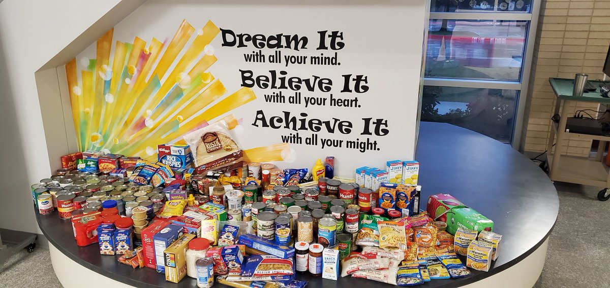 NormaMelvin9's tweet photo. The students and the teachers @MCLA_NATION is the BEST! We collected 412 food items to donate to the Blessing Box in Lake Worth. 5th grade collected the most and will receive a prize! Thank you all who participated and donated. MCLA Student Council thanks you!!!🥰🥰🥰 https://t.co/r7UsO49ZaQ