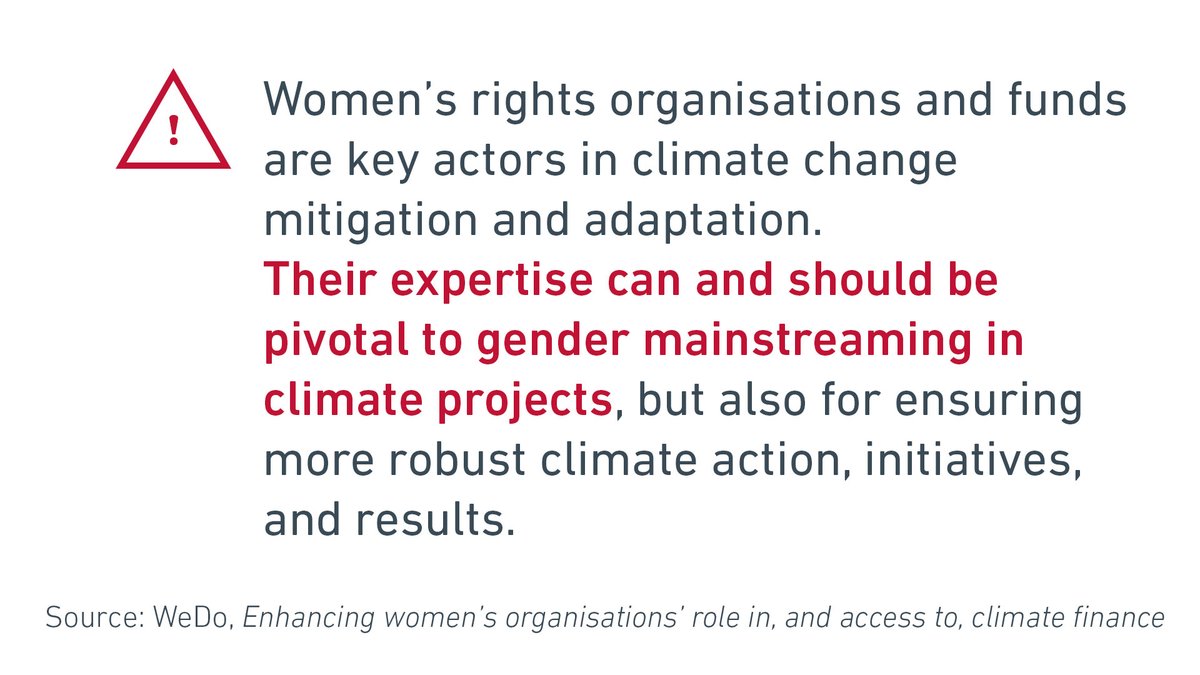  #ClimateChange & gender are inextricably linked. Yet women & vulnerable communities lack access to  #climatefinance. Five years after  #ParisAgreement, we must re-orientate  #climatefinance towards more gender responsive  #climate action. #Fightfor1Point5 