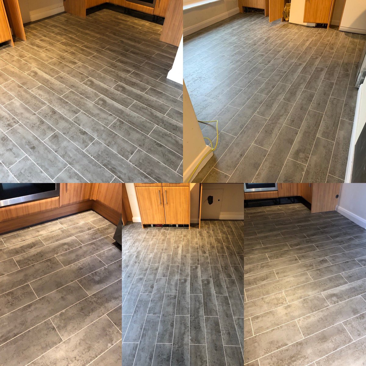 Great choice by my customer, made for a stunning install this week - <a href="/Polyflorltd/">Polyflor</a> Camaro Highland Slate with Pearl grout strip 🤩 <a href="/thenicf/">nicf</a>