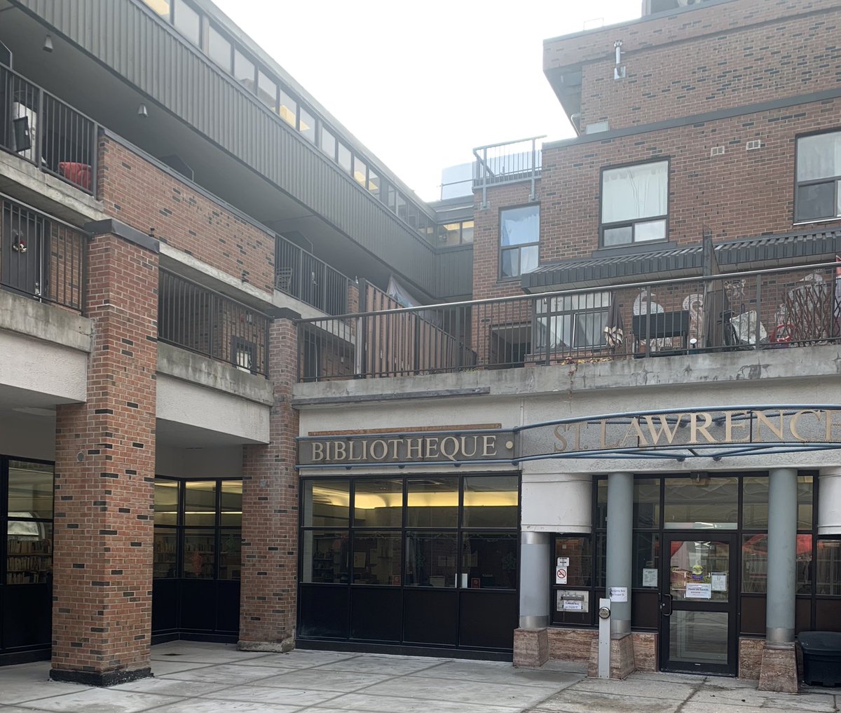 And looking at the 1970s St: Lawrence neighborhood… For all the love this place gets, it’s worth acknowledging that some of these buildings are not very nice and their public spaces don’t work that well. This is Alan Littlewood, IIRC