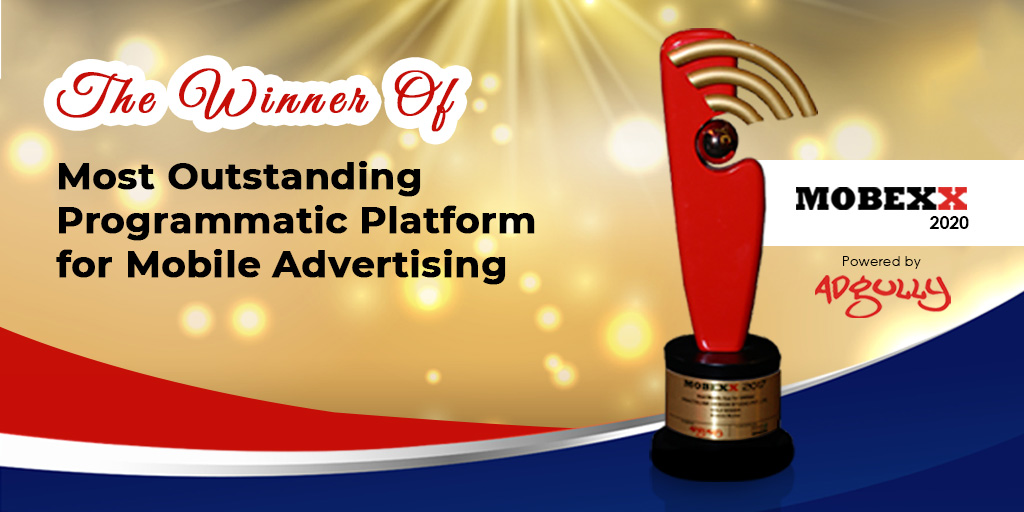 vertozgroup's tweet image. We are honored to share with you this proud moment where Vertoz has won the Gold award for the Most Outstanding Programmatic Platform For Mobile Advertising at this year&apos;s #MOBEXX2020 presented by @adgully. 
#MobileAdvertising #ProgrammaticPlatform