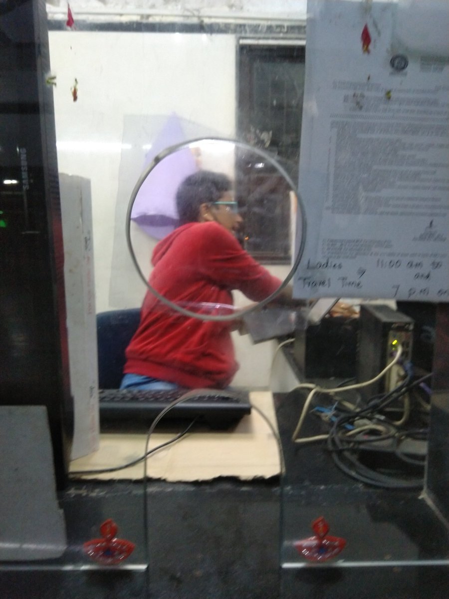 This government employee at Santacruz ticket window gave bad words and abuses and banged the partition at the ticket window only because passenger did not had change to buy tickets.
Will railway department take necessary action against her??