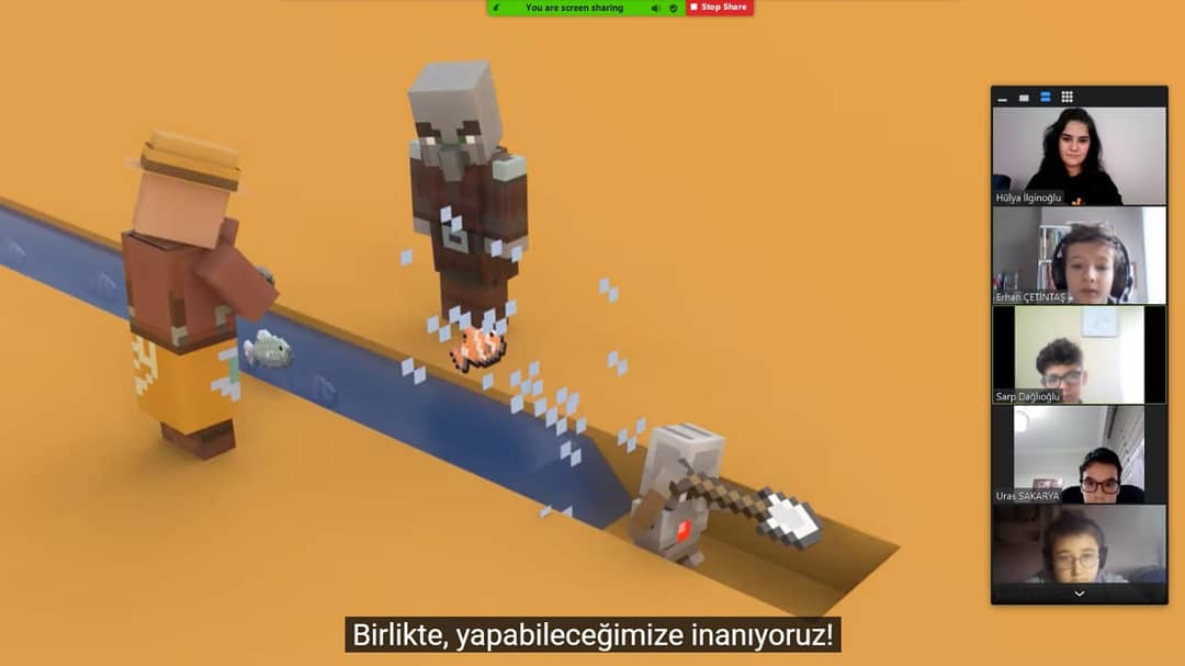 BK_Kirklareli's tweet image. 5.Sınıf online #KodlamaveRobotik derslerimizde bu hafta #HourOfCode2020 @PlayCraftLearn kod saati etkinliğimizdeki #ATaleOfTwoVillages görevlerimizi tamamladık.👨‍💻👩‍💻
#metodbox #codingbk #BahcesehirKoleji #UzaktanEğitim #bk_kirklareli