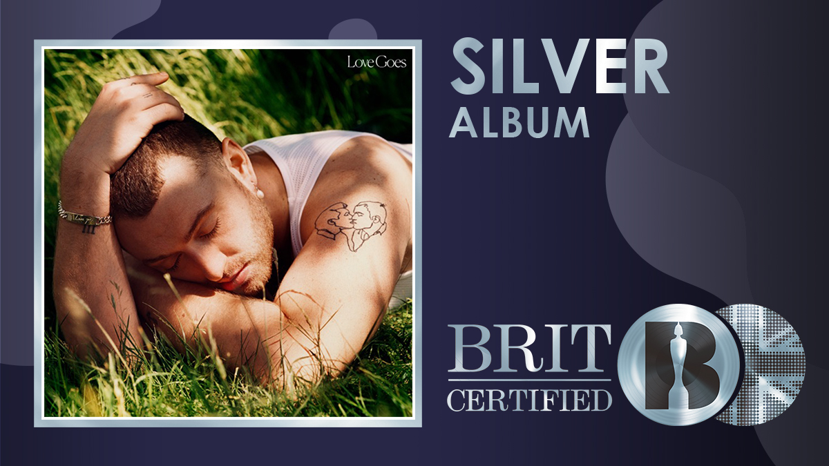 BRITs's tweet image. 💕 @samsmith's latest album 'Love Goes' has gone #BRITcertified Silver! 💿