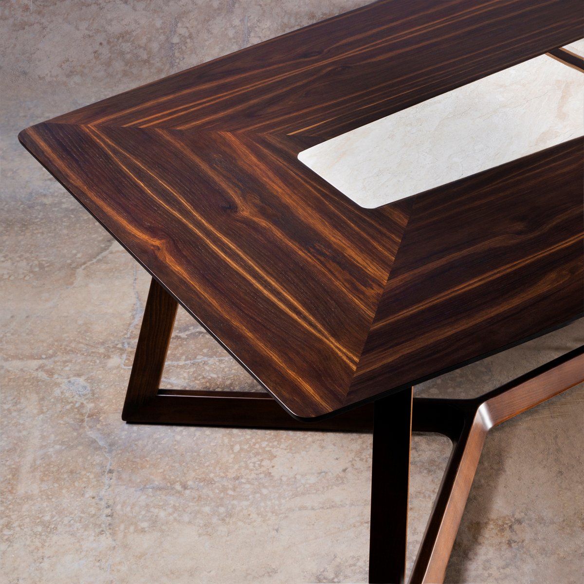 Our creative team gathered 3 different materials for a project located in İzmir. 
They concantrated their focus on natural patterns of materials and scales of contrast colors for a perfect harmony of wood, marble and metal during the design process.

#sandalyeci #sandalyeciglobal