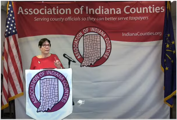 INcounties's tweet photo. Yesterday, the @AIC hosted the second day of the Newly Elected Officials Virtual Conference in the morning &amp; the Auditors’ held live stream classes for their Auditors’ Association Affiliate Meeting. Its been a great week of virtual learning 4 Newly Elected Officials. #INCounties https://t.co/Jby2P4rjB5