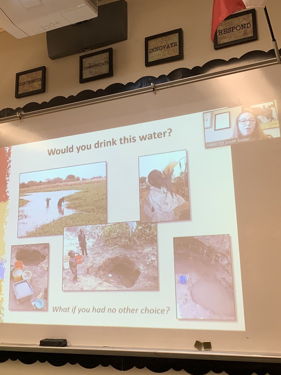 mrs_carterb's tweet photo. Trying to make learning come to life! Thank you @WaterforSoSudan for the interactive presentation. These kids are so inspired by @LindaSuePark ‘s book and ready to design solutions of their own. #ourFISDstory #McSp_STEAM @McSpeddenFifth @McSpeddenES https://t.co/AFH89RYlQb