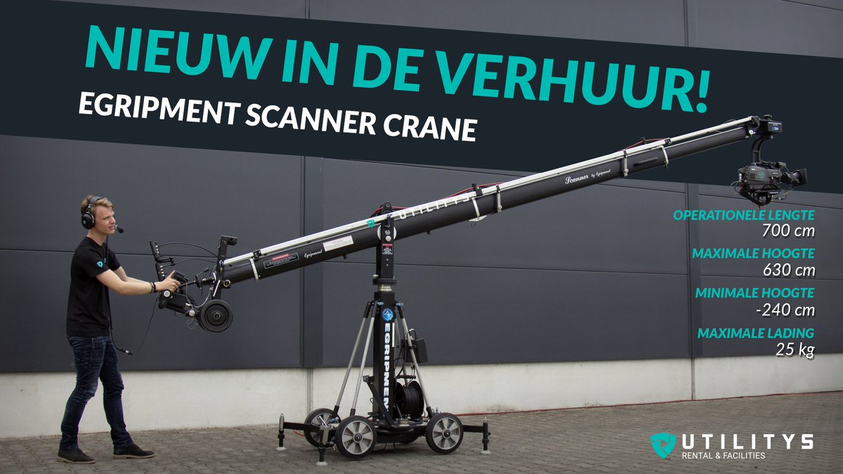 Ben je benieuwd naar de mogelijkheden? Bel, mail of stuur een PM!
📞0513 630270
📩verkoop@utilitys.nl

#egripment #scanner #crane #verhuur #utilitys