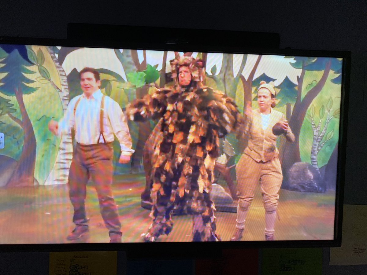 st_swinton's tweet photo. @The_Lowry @TallStoriesLive Year 3 enjoyed the #gruffstream this afternoon while making Christmas cards π #stmarysmates #ChristmasJumperDay https://t.co/79zmX4Ziyb
