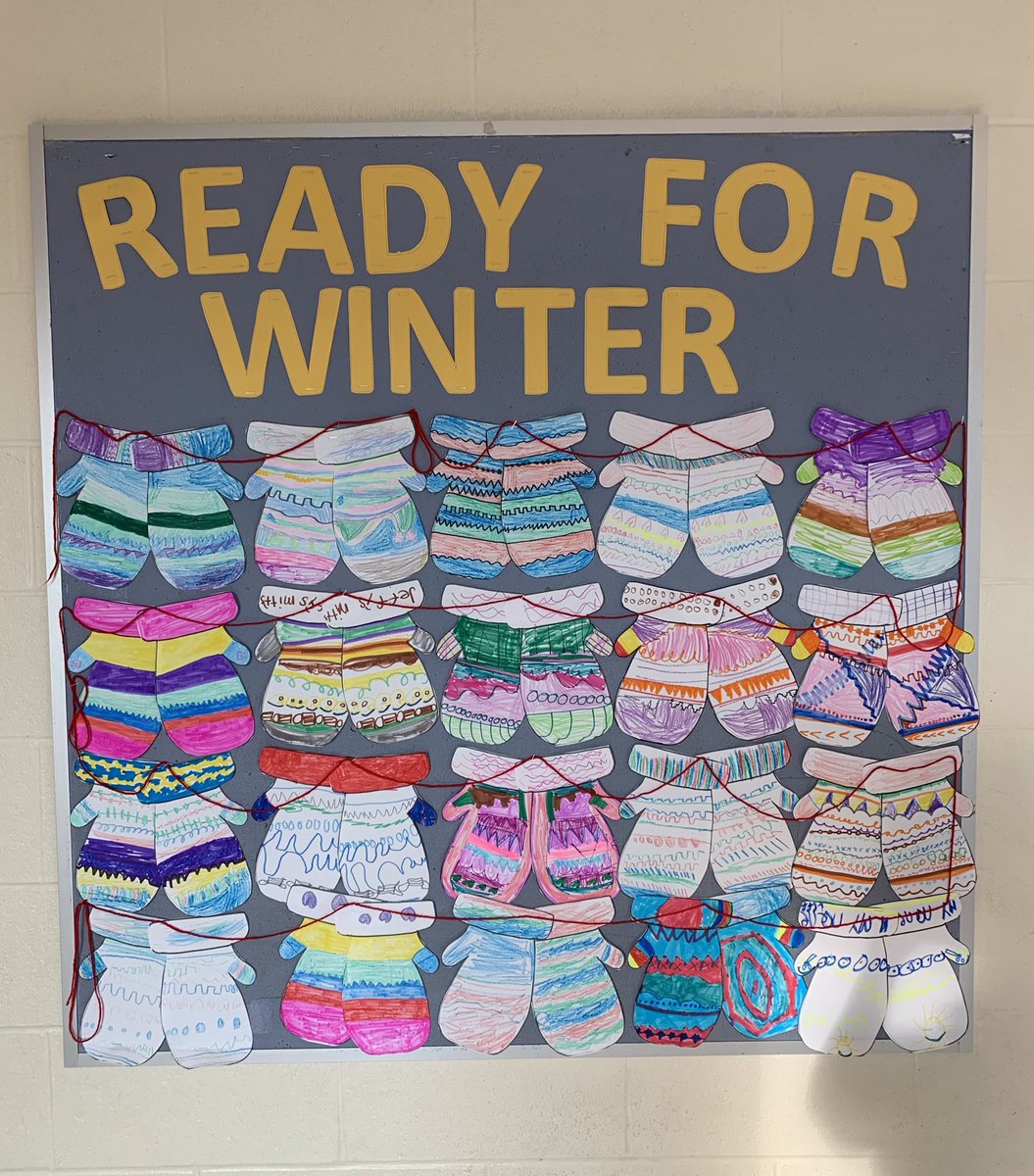 We are “Ready For Winter” in Ms. Robert’s grade 2 class.