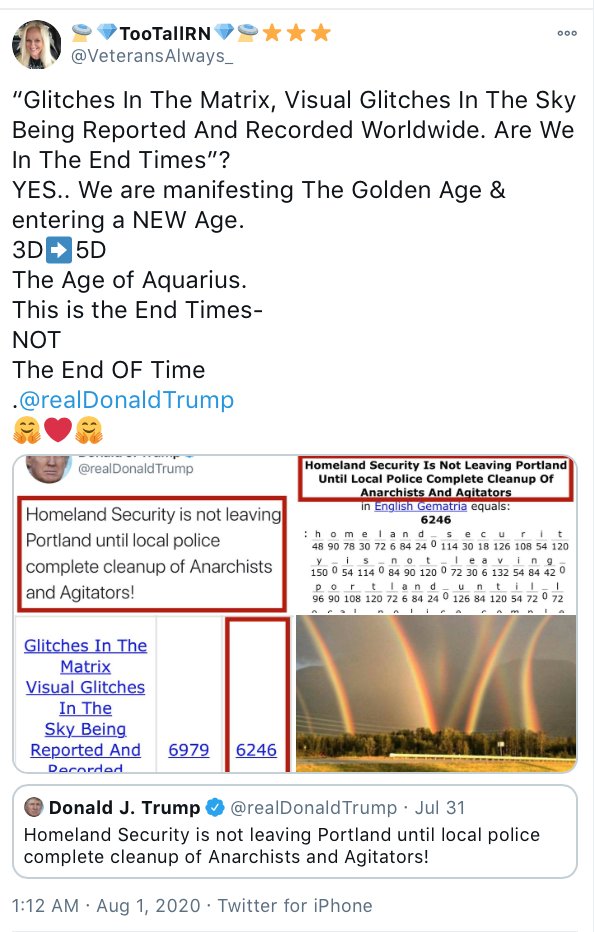 9. The belief in this artificial Matrix within the QAnon community is mostly found within the new age side. Sharon the Alien Lady who thinks Donald Trump is The Christ incarnate is all in on the conspiracy.