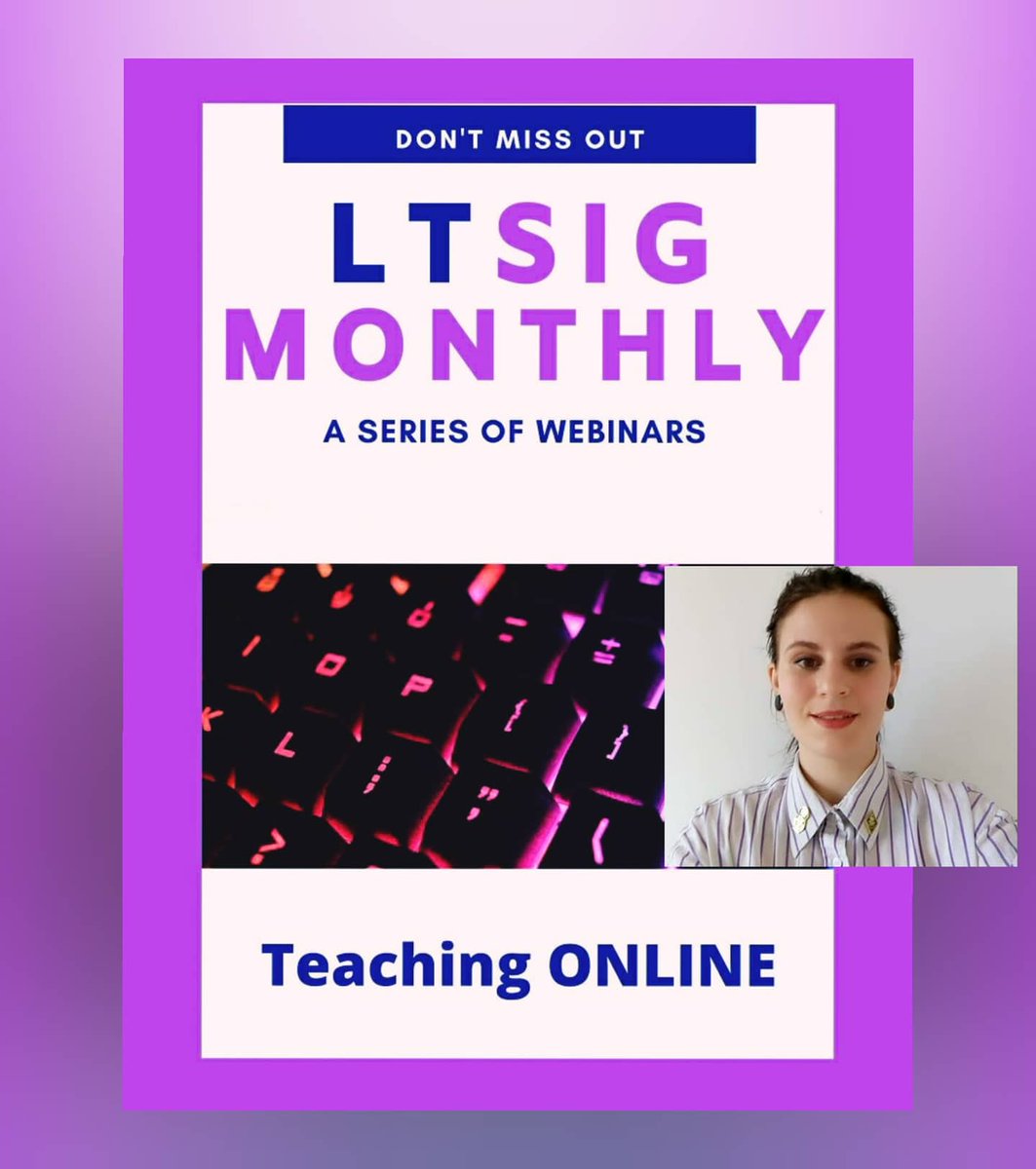 🎬 The recording of #LTSIGMonthly,

‘Synchronous and Asynchronous Interactive Tasks for Distance Learning’ 

by Milica Vukadin, is available on LTSIG YouTube channel.

youtu.be/OrkArNARBIE

#webinar
#ThemeBasedInstruction 
#ELT
#LearningTechnologies