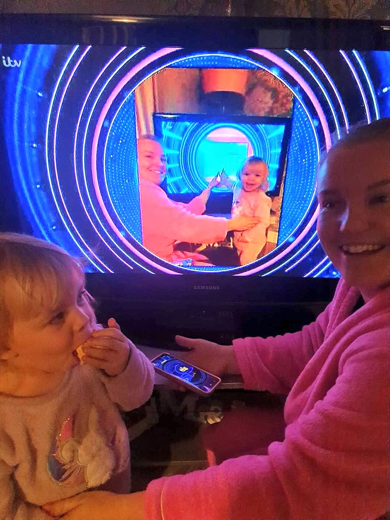 We made it on the tele! 📺 #mumanddaughter #5goldrings <a href="/5GoldRings/">5 Gold Rings</a>