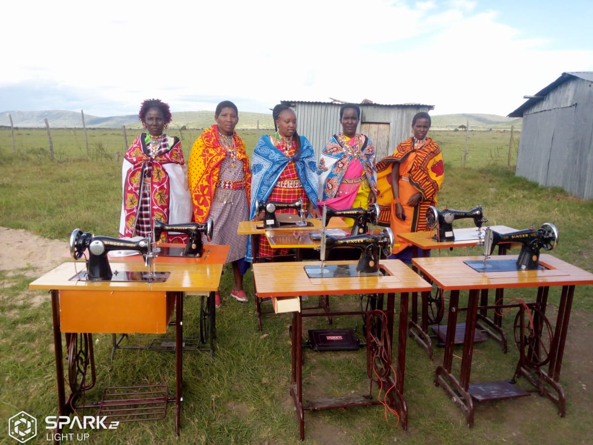 Arrival of 12 sewing machines for our women's self-help groups in Samburu &amp; Maasai Mara! Women will learn to sew washable/reusable sanitary napkins, school uniforms, tote bags, clothes, accessories, and other items for tourists and locals. Thank you #COBMEX for 7 machines!!