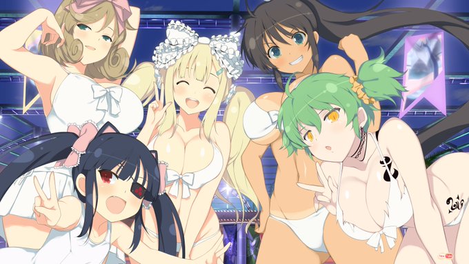 閃乱カグラで焔紅蓮隊と月閃女学園の集合イラストです～
#剥ぎコラ 