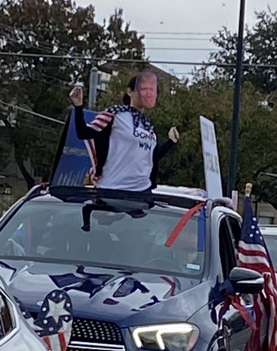 bbestes's tweet photo. Getting the “Beebes Mobile” ready for the “Rolling Patriot Rally” in Dallas yesterday afternoon.
#KAG #StopTheSteaI
#SupportThePresident https://t.co/C1r6HoFo5u